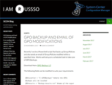 Tablet Screenshot of iamrusso.com